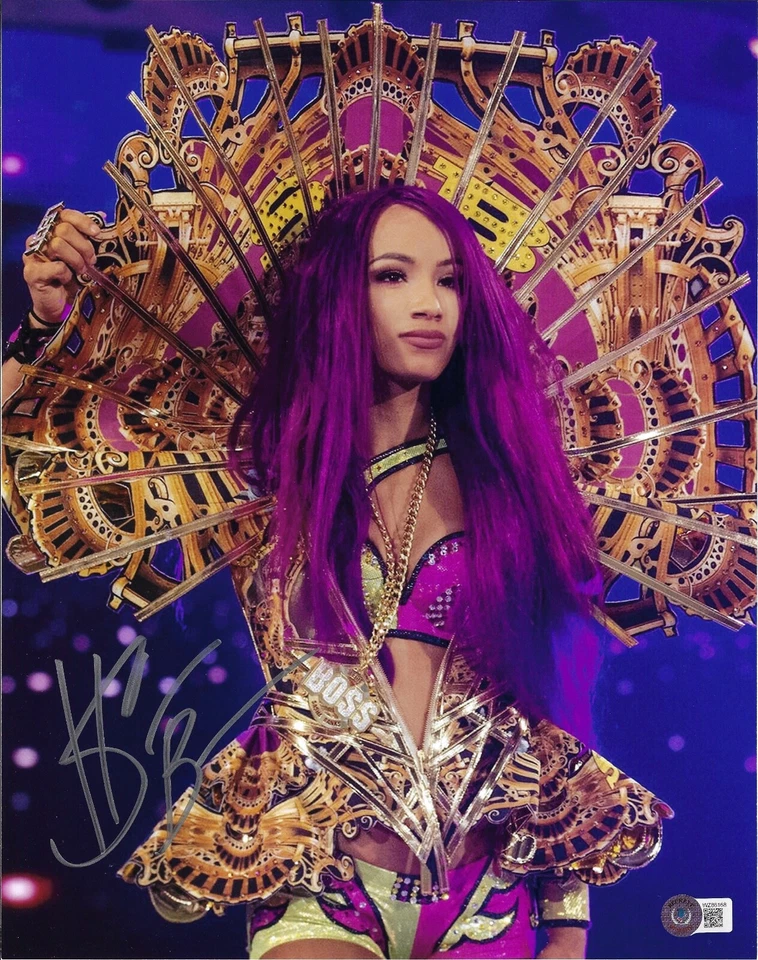 Foto firmada por Sasha Banks 11x14 Auto Boss Mercedes Varnado Beckett Foto 1 de 1