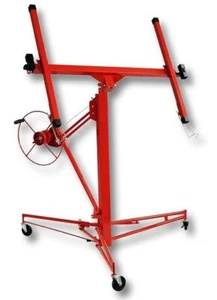 Heavy Duty 11Ft Lifter Tool Drywall Hoist Caster Plasterboard Panel Sheet Crane - Picture 1 of 9