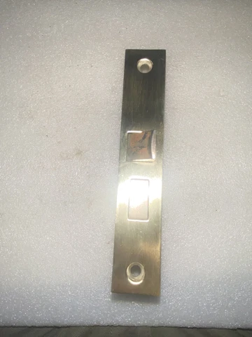 Antique Reading Hardware Co.  Private Mortise Polished Brass Faceplate Cover