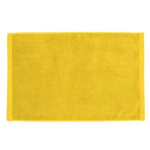 Premium Velour Hand Face Sports Towel 16"x26" Yellow - Picture 1 of 1