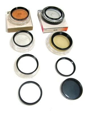 7 49mm PROFESSIONAL PHOTO FILTERS, Polarizing, etc. & a Series 7 Adapter Ring - Image 1 of 3