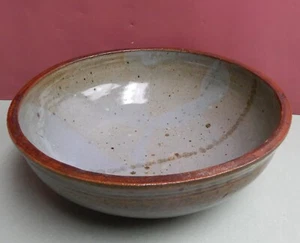 Cuenco esmaltado vintage firmado Ziagler 1972 11-1/4" x 4" - Imagen 1 de 8