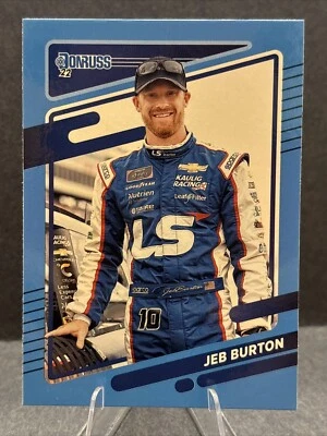 2022 Panini Donruss NASCAR Carolina Blue #118 Jeb Burton - Image 1 of 2