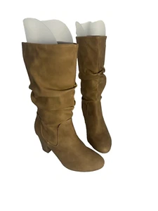 XOXO stivali slouch da donna Strasburgo marrone chiaro taglia 8M nuovi in scatola - Foto 1 di 10