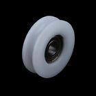8*40*11.5MM POM Line Wire Rope Pulley Bearing Pulley White U Groove _cn