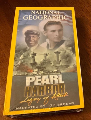 National Geographic - Pearl Harbor: Legacy of Attack (VHS)Tom Brokaw NEW, SEALED - Image 1 of 4