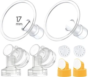 Conector base Maymom de dos piezas Breastshield2X con válvula y membrana para Medela - Imagen 1 de 21