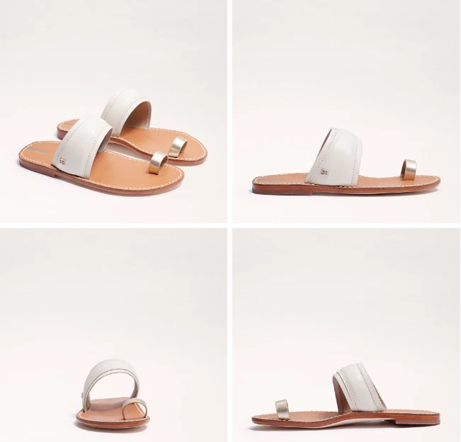 Sam Edelman Margit Moderno Marfil Toe Loop Sandalia Mujer US Tallas 6-10 / Nib - Imagen 1 de 1