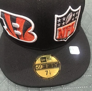 Sombrero New Era 59Fifty NFL 2023 Cincinnati Bengals On Field negro ajustado 7 1/4 - Imagen 1 de 13