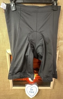 Schwinn cycling shorts black padded women’s L stretch elastic waist Cambodia - Image 1 of 4