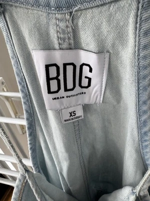 Urban Outfitters BDG Light Blue Dungarees. Size XS. Used Good Condition. - Image 1 of 4
