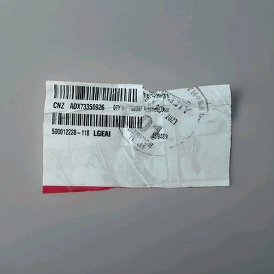 JUNTA PUERTA CONGELADOR LG ADX73350926 *PIEZA OEM NUEVA* Foto 1 de 3