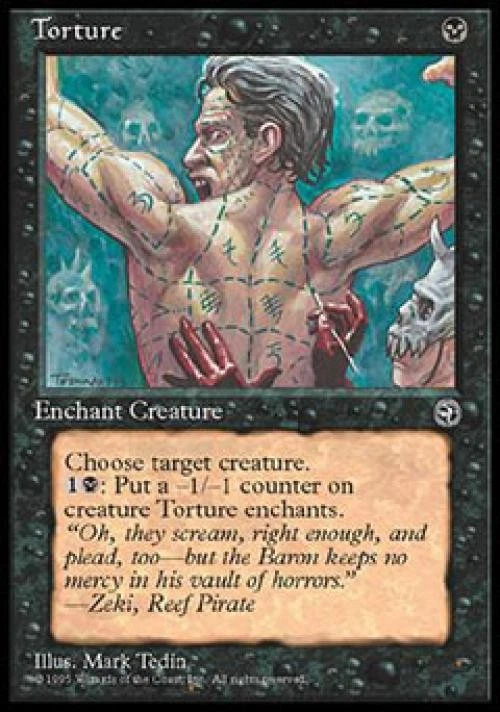 Torture (1) - Medium Play MTG Homelands - Image 1 of 1
