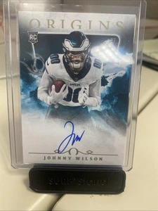 2024 Panini Origins Philadelphia Eagles Johnny Wilson Rookie Card On Card Auto!! - Bild 1 von 6