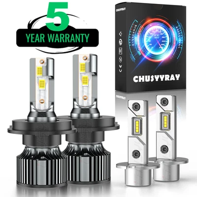 For Chevrolet Aveo 2009-2016 LED Headlight Kit+Fog Light Bulbs Combo 6000K White - Image 1 of 4