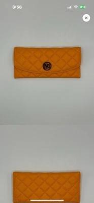 Badgley Mischka Card Wallet, Long, Orange — 第 1/2 张图片
