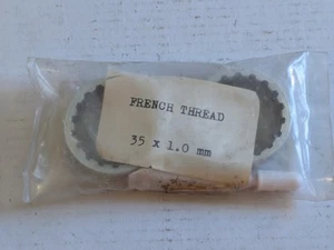 New NOS Early Phil Wood Bottom Bracket Rings French Thread 35 x 1 Touring Bike - Picture 1 of 2