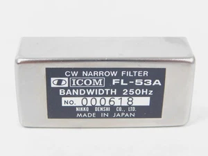 Icom FL-53A Plug-In 250Hz CW Filter IC-775DSP IC-R75 IC-718 (excellent) - Picture 1 of 1