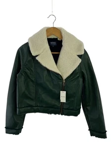 Levi S Made Crafted Leather Jacket Blouson/Xs/Polyester/Grn/Plain/Pc9-A0037-0000 - Picture 1 of 5