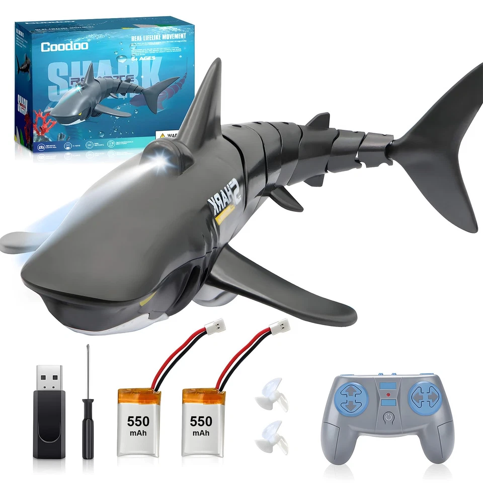 2.4g Remote Control Toy 1 18 Scale High Simulation for Swimming Pool Great Gift
