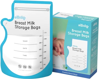 , Sacchetti Latte Materno, Confezione Da 100, per Tiralatte, Sterilizzati, Senza - Immagine 1 di 4