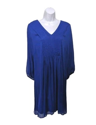 Calvin Klein Long Sleeve Shift Dress Womens 18W Classic   #11 - Image 1 of 4