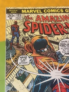 Spider-Man # 123 (1973) - VF di alta qualità con gabbia Luke - Foto 1 di 20