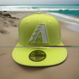 Arizona Diamondbacks Hat 59Fifty Novelty "Key Lime Pie" Fitted SZ 7 5/8 New H34 - Picture 1 of 9