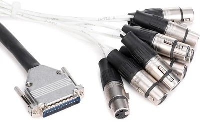 Pro Co DA88XF-20 8-channel DB25 to XLR Female Snake - 20' - Image 1 of 4