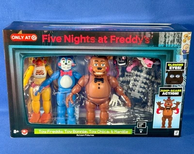 Juego de 4 figuras TOY FREDDY, BONNIE CHICA & MANGLE Jazwares FIVE NIGHTS FREDDY'S Foto 1 de 4