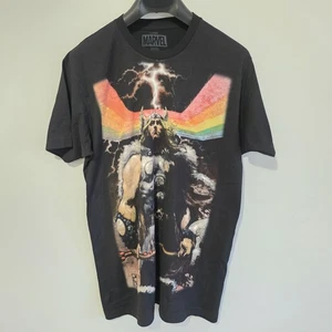NWOT Vintage 2000s Y2k Marvel x Thror AOP T-Shirt sz.L  - Picture 1 of 6