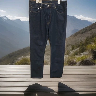 Jeans Levi's 513 ajustados para hombre pierna recta azul denim 36X32 nuevos Foto 1 de 4