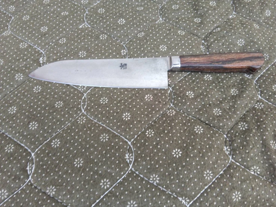 Aritsugu Santoku нож JL18S11 из высокоуглеродистой стали японский нож шеф-повара 300 мм. - Изображение 1 из 4