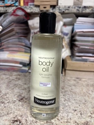 Aceite Corporal Neutrogena, Fórmula de Sésamo Ligero Sin Fragancia PEQUEÑA EMPRESA 👑🐾❣️🐝 Foto 1 de 3