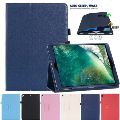 Leather Folio Case Stand Cover For iPad (A16) 11th 10th 9th 8th 7th Generation - Image 1 of 4