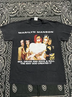 Marilyn Manson Rock Is Dead Tour T Shirt Size L ( Reprint)  Foto 1 de 4