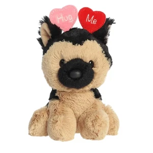 Aurora - Love On The Mind - 6" Hug Me German Shepherd Stuffed Animal - Picture 1 of 5