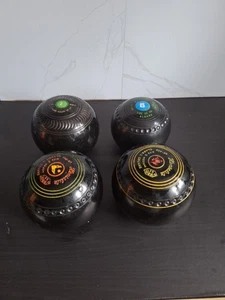 Selección aleatoria de cuencos Tyrolite 4 15/16, Hensilite talla 5 y 2 y Sterling 00 - Imagen 1 de 9