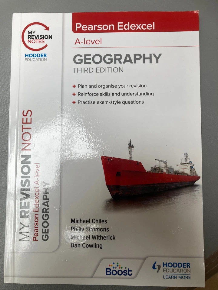 My Revision Notes: Pearson Edexcel  AS/A-level Geography Third Edition - Image 1 of 1