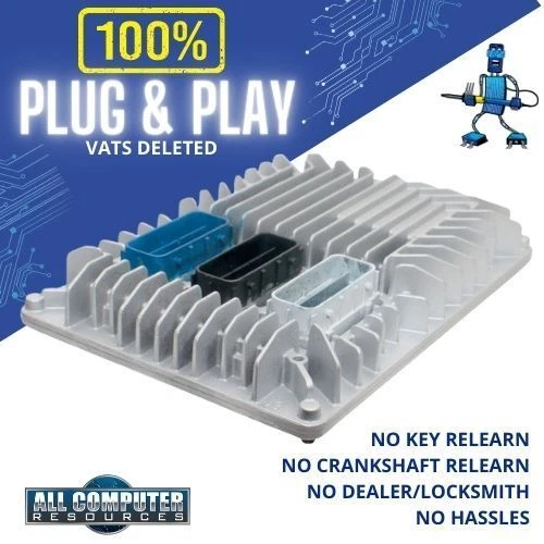 2010 Buick LaCrosse 2.4L 12642612 ECU ECM PCM Computer VATS DELETE - Imagem 1 de 4