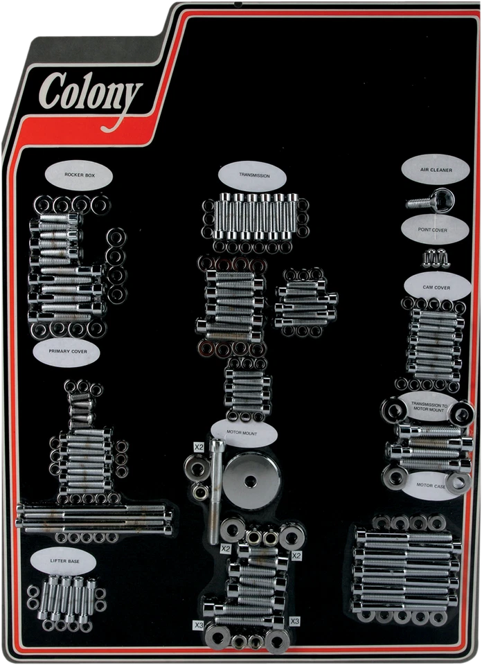 2009-2016 для Harley Road King EFI FLHRCOLON комплект болтов Allen '07-'16 FLT 1024-P - Изображение 1 из 1