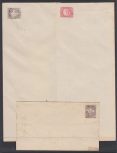 NEUSEELAND 1899 BILD 1/2d x2 & 1d Ganzsachen Briefumschläge (ID030/D65047) - Bild 1 von 1