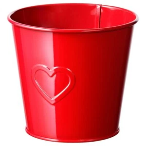 Ikea VINTER 2020 Übertopf,Rot,Ø10,5cm./ 9,5cm. - Bild 1 von 1