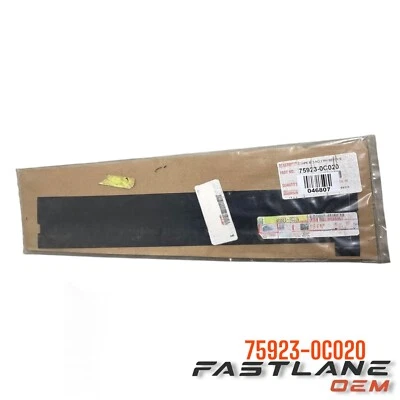 Toyota Sequoia/Tundra RR 2008-2022 puerta derecha cinta negra nuevo OEM 75923-0C020 Foto 1 de 4