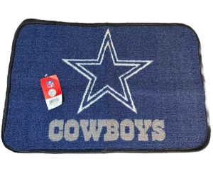 Dallas Cowboys Floor Mat Football NFL New With Tags 26.5” x 17.5” Fanmats - Picture 1 of 6