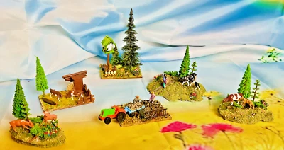 6 Dioramen, Modellbau für die Eisenbahn, sofort integrierbar (MB22) - Bild 1 von 2