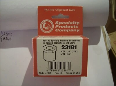 PRODUCTOS ESPECIALES CASQUILLO CAMBER/CASTER 23181 SE ADAPTA A FORD  Foto 1 de 3