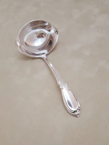MCM International Rhapsody Sterling Silver GRAVY Ladle 6 1/4" Cover