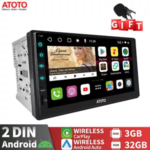 ATOTO S8 Premium 7" QLED Android Autoradio Wireless CarPlay &Android Auto 3+32GB - Foto 1 di 15