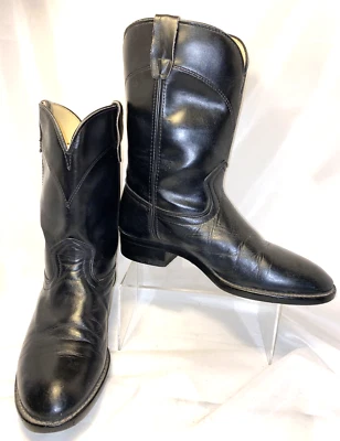 Laredo Youth Western Cowboy Boots Size 4.5 Black 111*N - Image 1 of 4